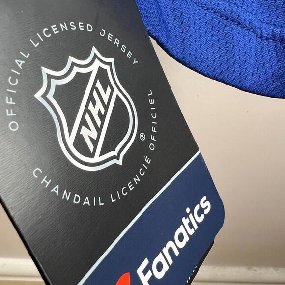 Toronto Maple Leafs Matthew Knies #23 Fanatics Breakaway Jersey Size XL Blue NHL - Picture 5 of 8